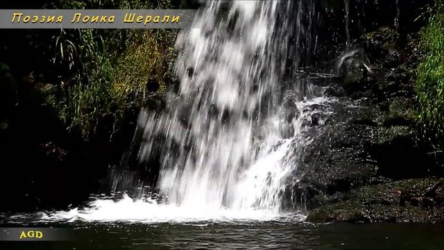 Водопад и песни  Курбонали Рахмона // The waterfall and the song of qurbonali Rahmon