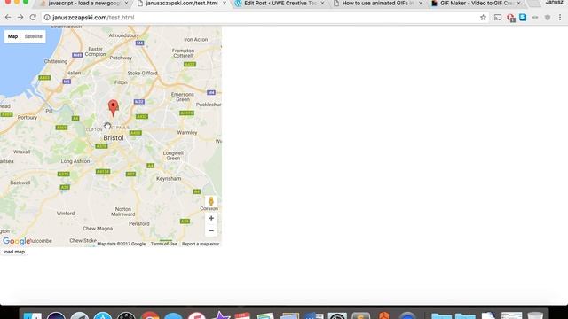 AJAX load map смотреть онлайн