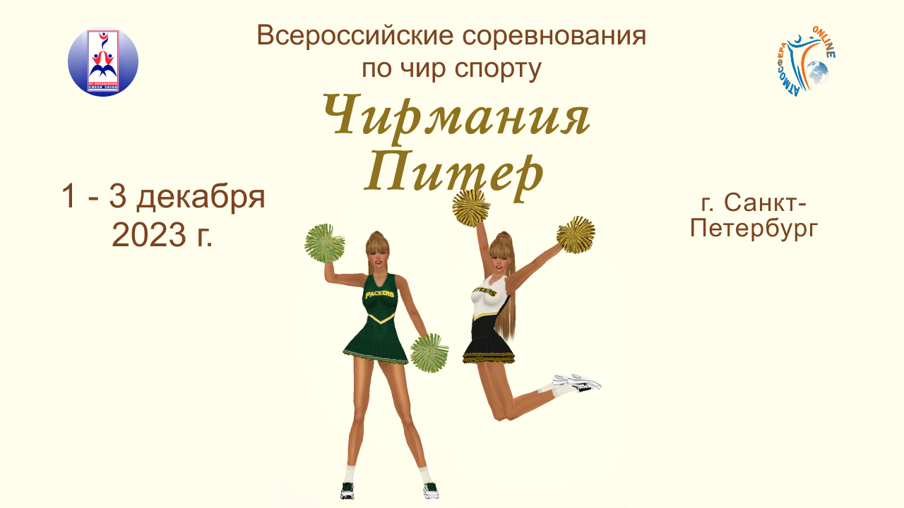 Отчетный ролик. Всероссийские соревнования по чир спорту "Чирмания Питер". (1-3 декабря 2023)