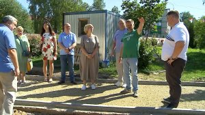 Мытищинцы ждут завершения реконструкции сквера в селе Марфино