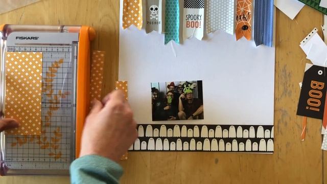 Scrapbooking Process: "Family Photo" * Halloween * Pebbles Inc. * Elle's Studio * Sketch смотреть онлайн