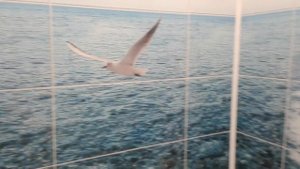 Ремонт ванной комнаты панелями ПВХ "Море"