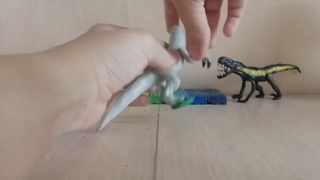 как слепить ИНДОМИНУСА РЕКСА 2.0 из пластилина смотреть онлайн