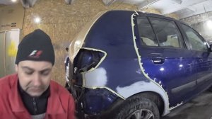 Обклейка автомобиля скотчем. Как бысто обклеить авто под покраску.