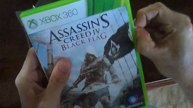 Unboxing Assassins Creed IV Black Flag- xbox 360 смотреть онлайн