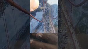 Мост Золотые ворота,  что случилось в фильме  "Разлом Сан Андреас". Сан Франциско, California ??