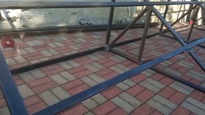 Односкатный козырёк. Как сделать и установить козырёк.