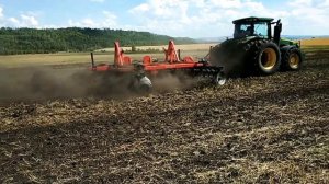 Дисковая борона QUIVOGNE APXRS лущение стерни озимого рыжика