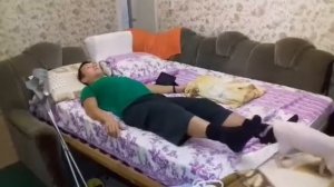 После замены ТБС. Коксартроз. ЛФК 1