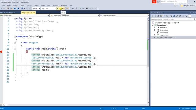 Static Constructor in C# with example in Hindi  #csharp  #csharptutorial #dotnetprogramming