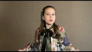 Стойкова Евгения читает стихотворение А. Пушкина "Домовому", май 2023