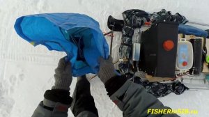 Мобильная, зимняя палатка своими руками, трансформер через 7 лет эксплуатации.