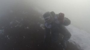 КАМЧАТКА вулкан Авачинский в декабре.  Полет и высадка на кратер 4к. KAMCHATKA