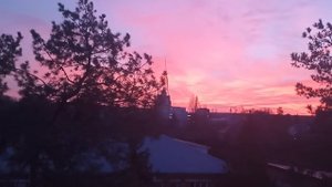 Рассвет в феврале.