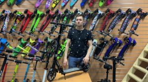 ГОРОДСКОЙ ДВУХКОЛЁСНЫЙ САМОКАТ MICAR STORM 200 С ДВУМЯ АМОРТИЗАТОРАМИ И РУЧНЫМ ДИСКОВЫМ ТОРМОЗОМ