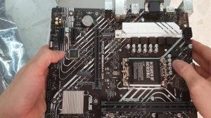 Материнская плата Asus B660M-K D4 распаковка