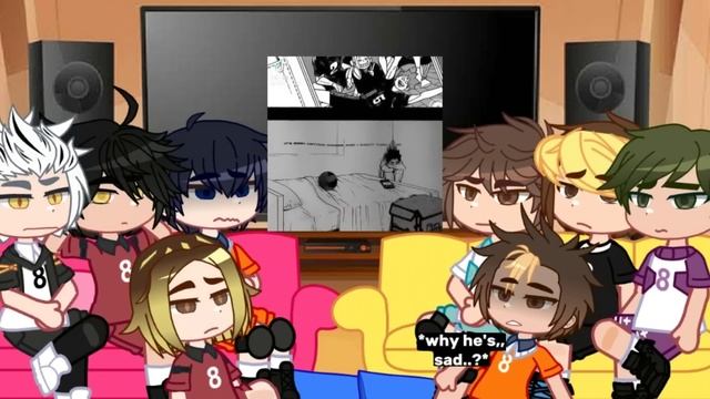 Some Haikyuu characters react to Hinata | 1/?