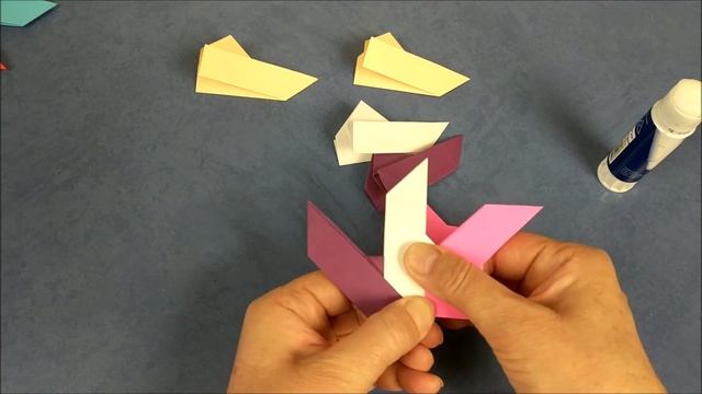 Оригами ВОЛЧОК из бумаги | Движущиеся поделки своими руками | Origami spinner, spinning top смотреть онлайн