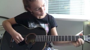 " Тум балалайка " на гитаре , разучивание . 2 класс музыкальной школы