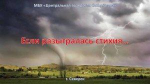 Видеопрезентация «Если разыгралась стихия…» (12+)