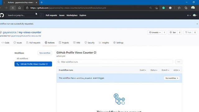 How to Setup GitHub Profile Views Counter for your GitHub profile смотреть онлайн