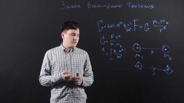 ФИЗИКА 10 класс : Закон всемирного тяготения | Видеоурок смотреть онлайн