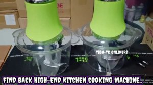 FIND BACK HIGH-END KITCHEN COOKING MACHINE..