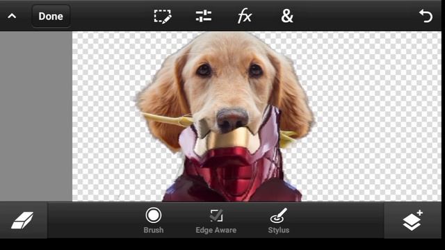 How to turn a dog to Irondog! (ps touch/pscc 2019)