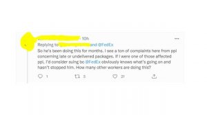 Vincent Paterno - FedEx worker who won't deliver to democrats - how people react on Twitter?