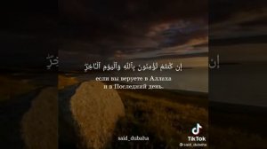 Саид Дубаха чтение корана