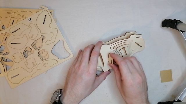 Сборная деревянная модель Бык М002