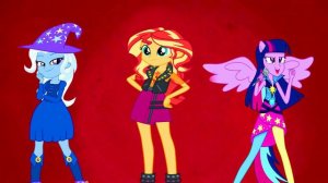 Sunset Shimmer - "Batalla de las Bandas" .ft Trixie y Twilight