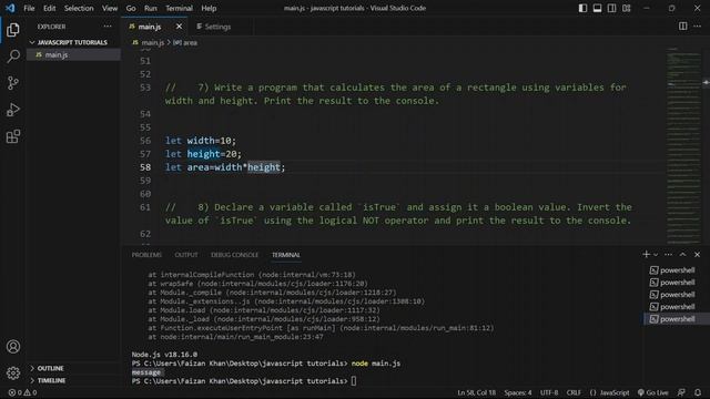 Coding Confidence: JavaScript Practice Set 1 - Lecture 23