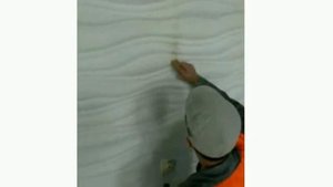 3D-панели_ финишная шпаклевка и покраска_3D panels_ finishing plastering and painting.
