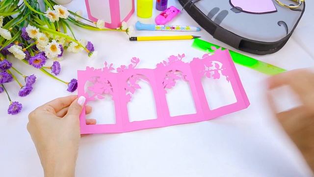 Подарок на День Рождения своими руками из бумаги! Как сделать необычный декор на праздник