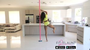 Beginner spin pole routine - How to Pole Dance