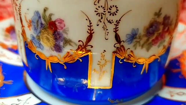? Чайная пара Восточные сказки Вербилки Фарфор СССР Советская посуда Tea pair Oriental fairy tales