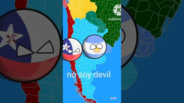 Chile invade a argentina #countryballs #humor #argentina #chile смотреть онлайн