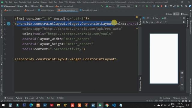 How to make a wallpaper app android studio | version 2.O смотреть онлайн