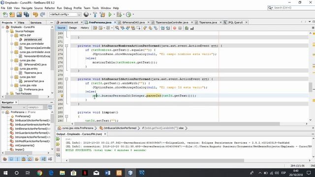 8 - Buscar por ID y Mostrar Datos en JtextField | Curso Java Swing JPA смотреть онлайн