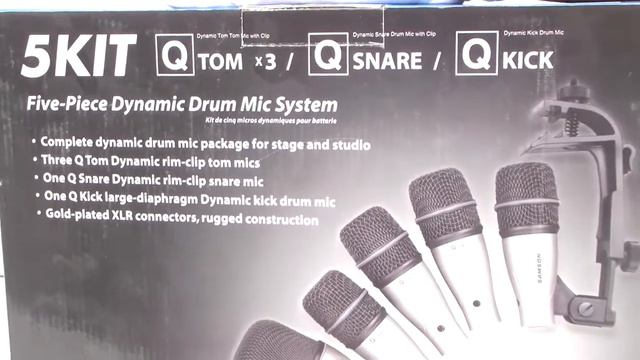 [Review]Samson Dk5 5Kit Microphone Includes All The Mics - Snare, Kick, And Tom Mic смотреть онлайн