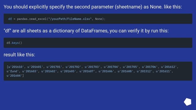 Pandas: Looking up the list of sheets in an excel file смотреть онлайн