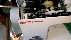 Reverse running problem of Usha janome machine rectification