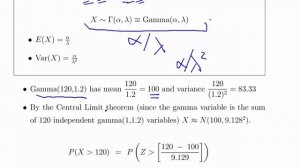 Gamma Distribution - Worked Example