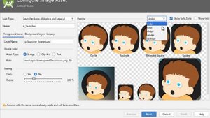 Android Studio создание игры 47: Создание иконки для андроид приложения. Icon android studio.