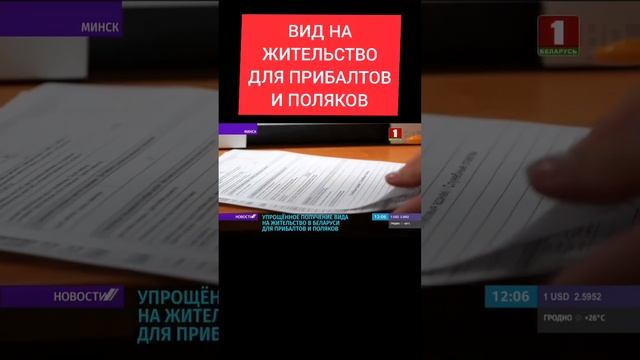 Прибалтам и полякам упростят получение вида на жительство в Беларуси #Безвиз #Беларусь #Польша