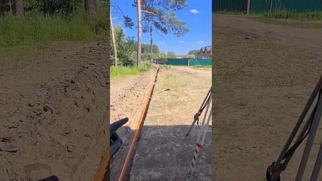 Подключаем дом к центральной канализации.  #канализациявчастномдоме