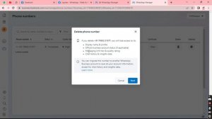 Remove number from whatsapp business platform in facebook developer || 100% working method -  2022