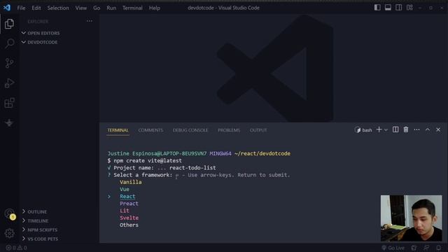 React Crash Course | #01 - Creating a React App (using Vite)