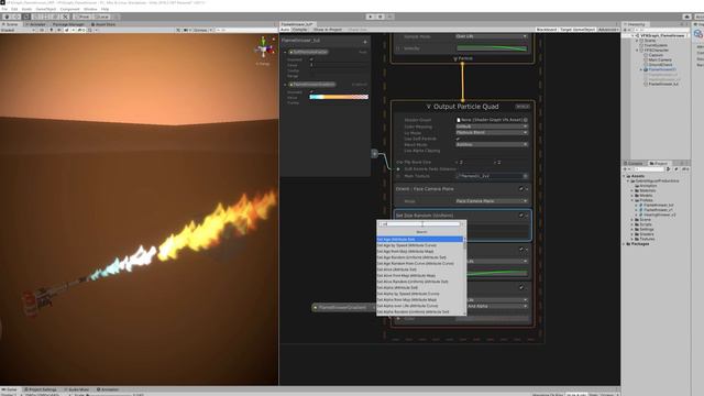 HOW TO CREATE A FLAMETHROWER in Unity VFX Graph